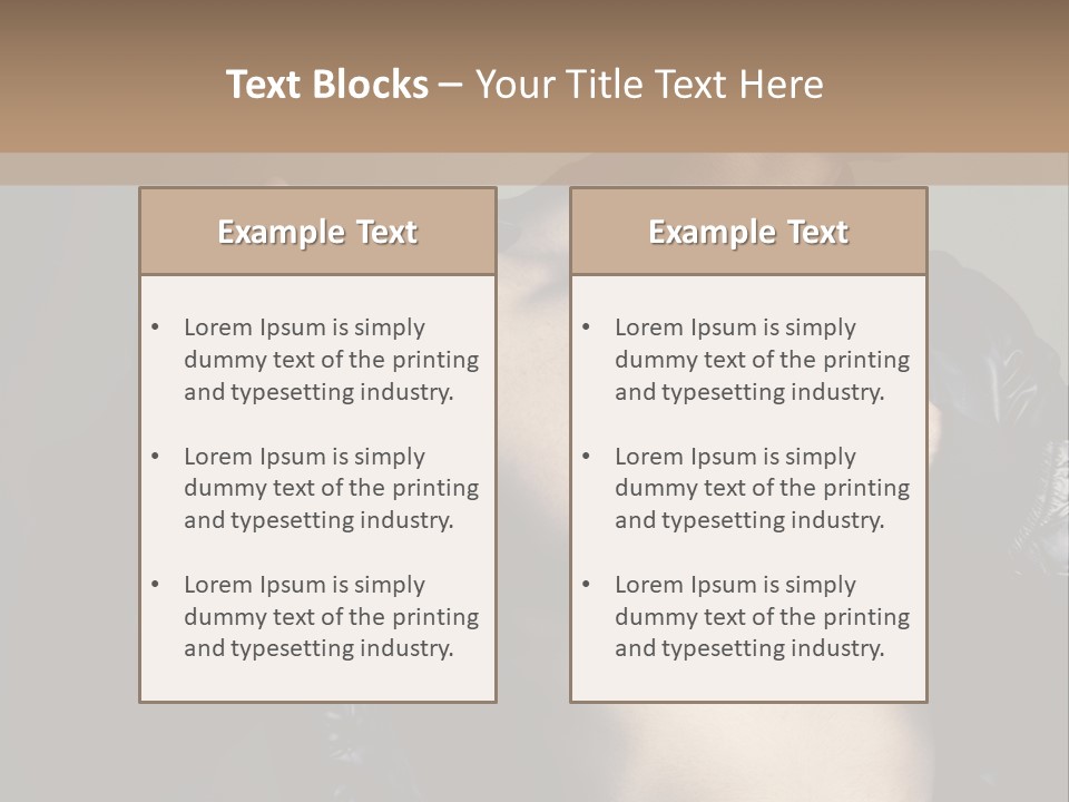 Manliness Handsome Smashing PowerPoint Template