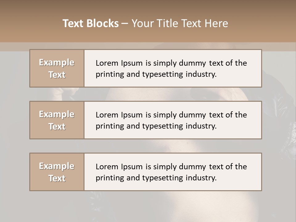 Manliness Handsome Smashing PowerPoint Template