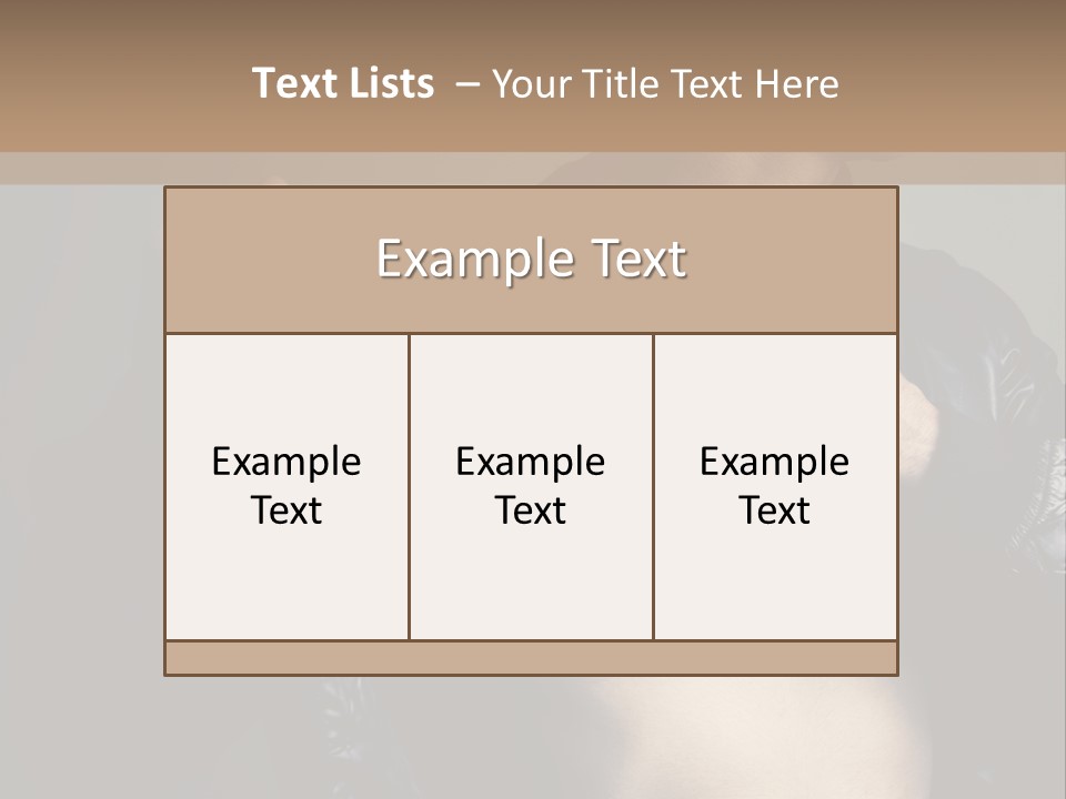 Manliness Handsome Smashing PowerPoint Template