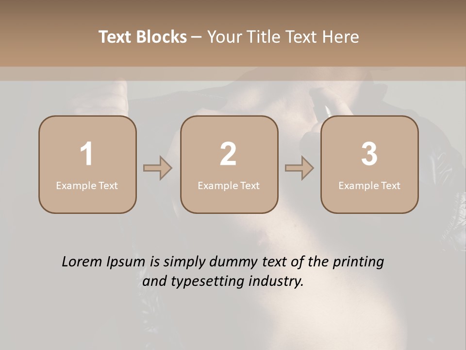 Manliness Handsome Smashing PowerPoint Template