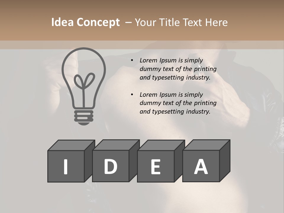 Manliness Handsome Smashing PowerPoint Template