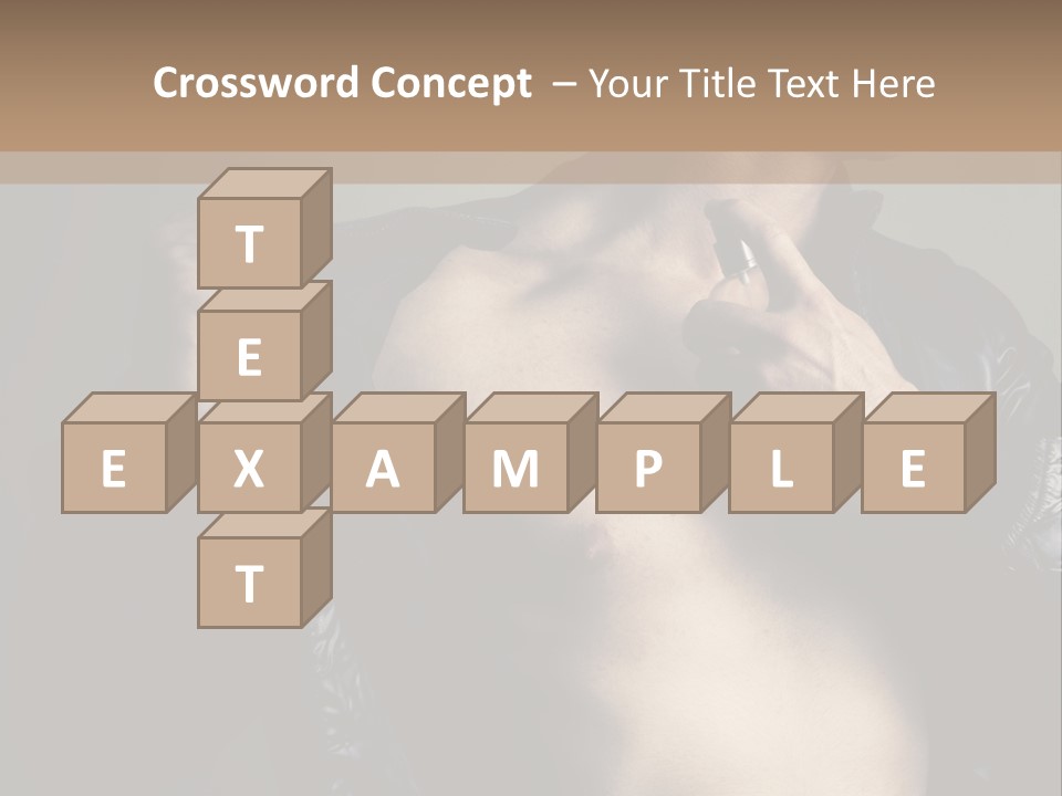 Manliness Handsome Smashing PowerPoint Template