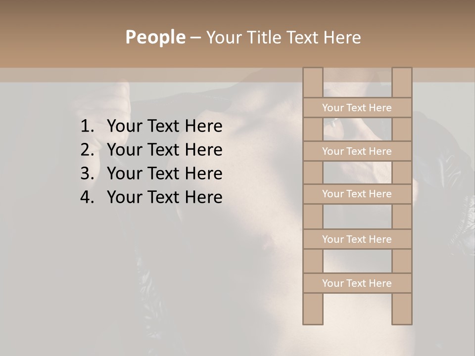 Manliness Handsome Smashing PowerPoint Template