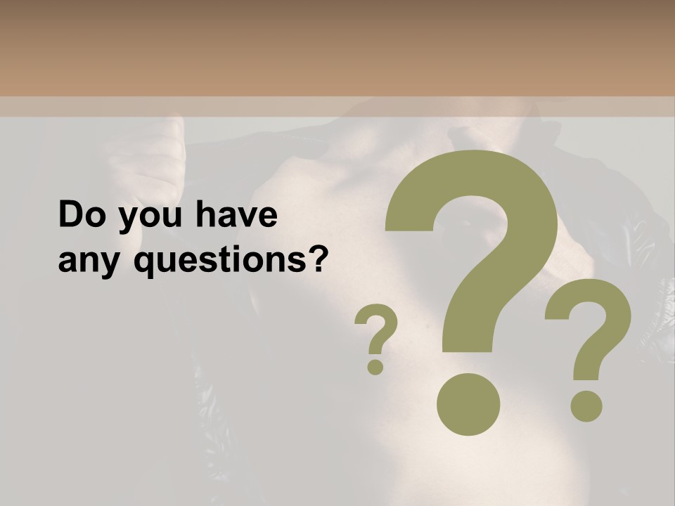 Manliness Handsome Smashing PowerPoint Template