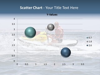 Seashore Ski Fast PowerPoint Template