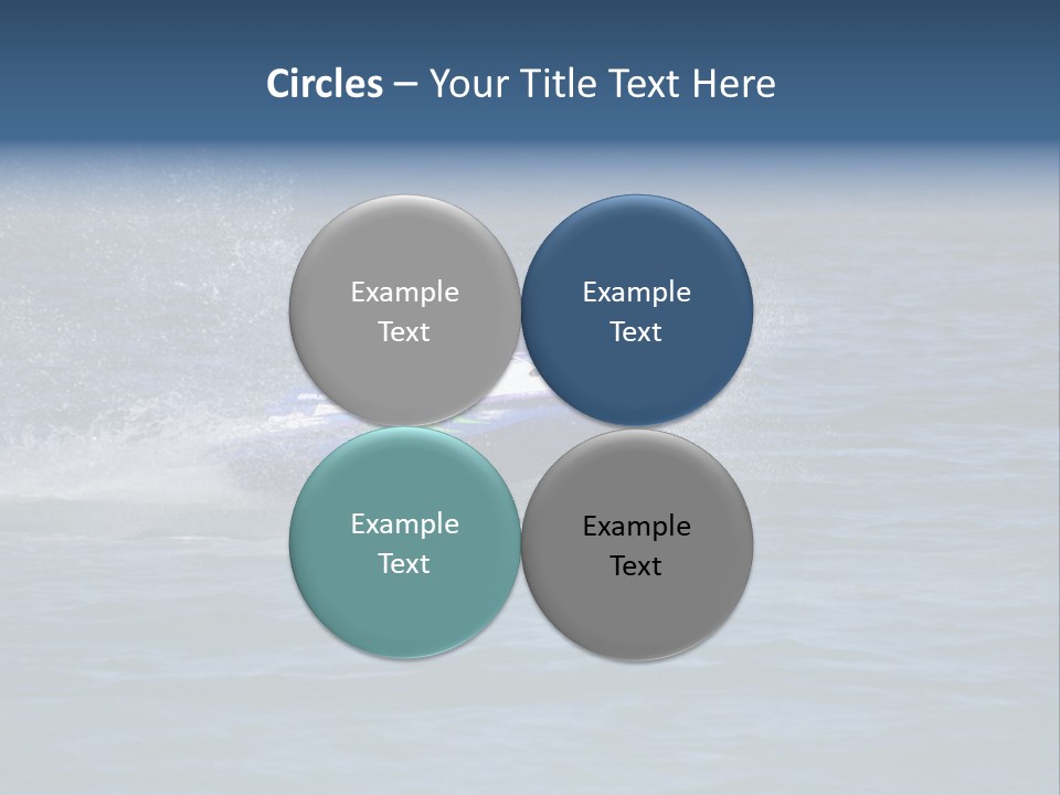 Sports Beach Jet Skier PowerPoint Template