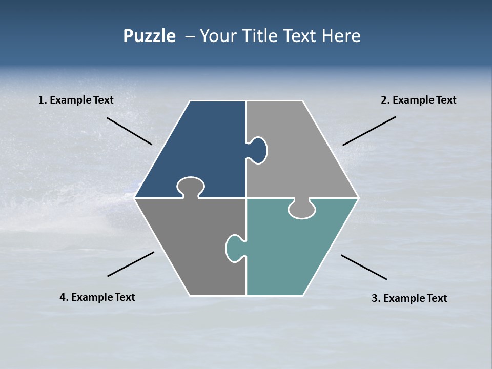 Sports Beach Jet Skier PowerPoint Template