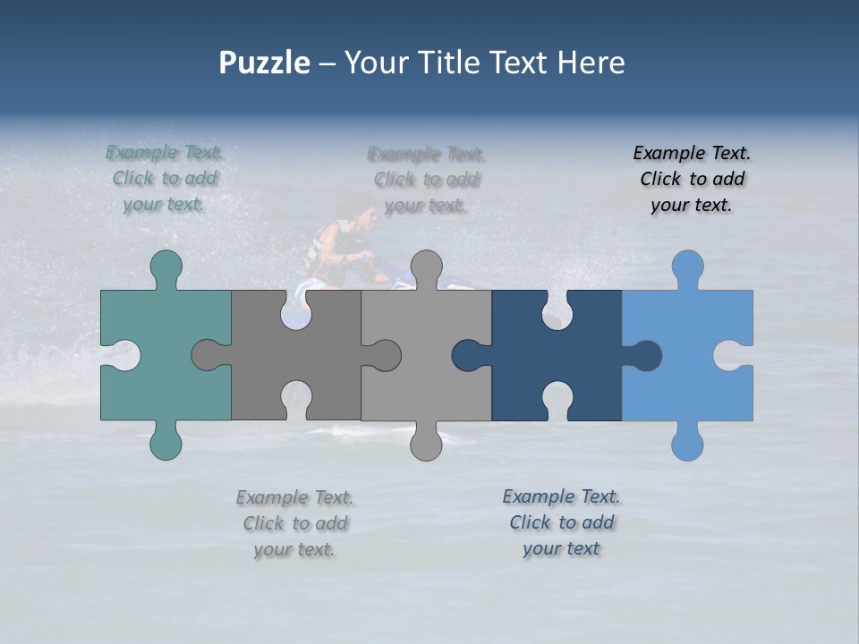 Sports Beach Jet Skier PowerPoint Template