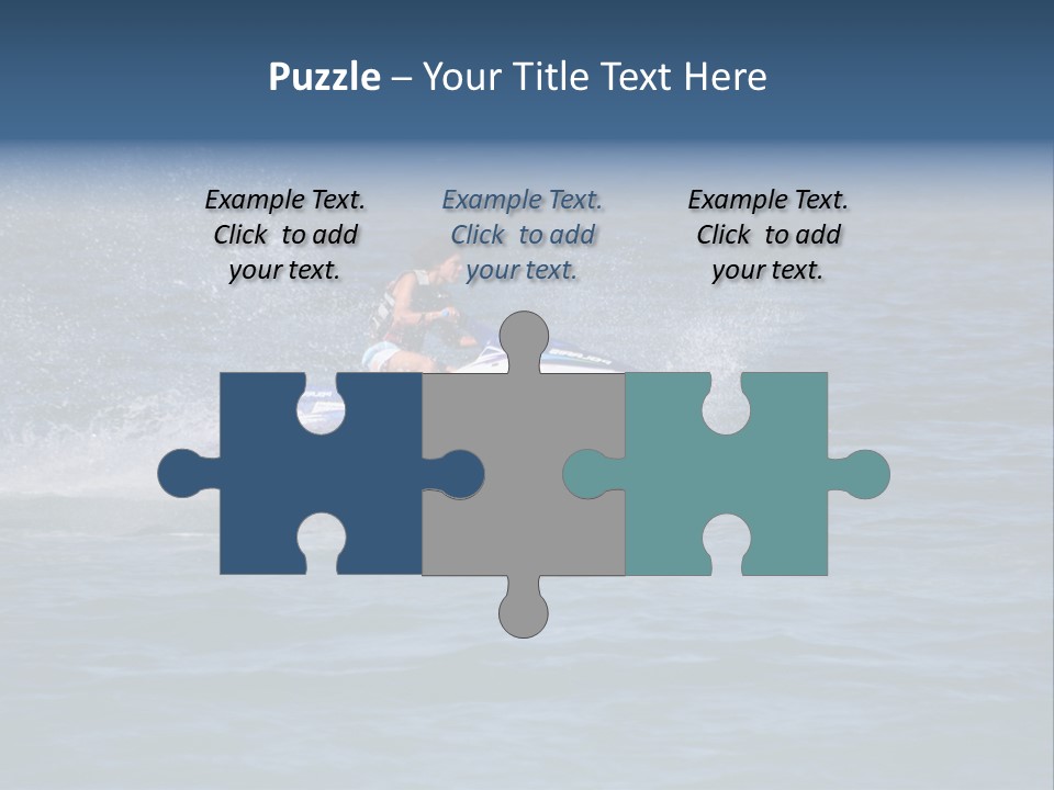 Sports Beach Jet Skier PowerPoint Template