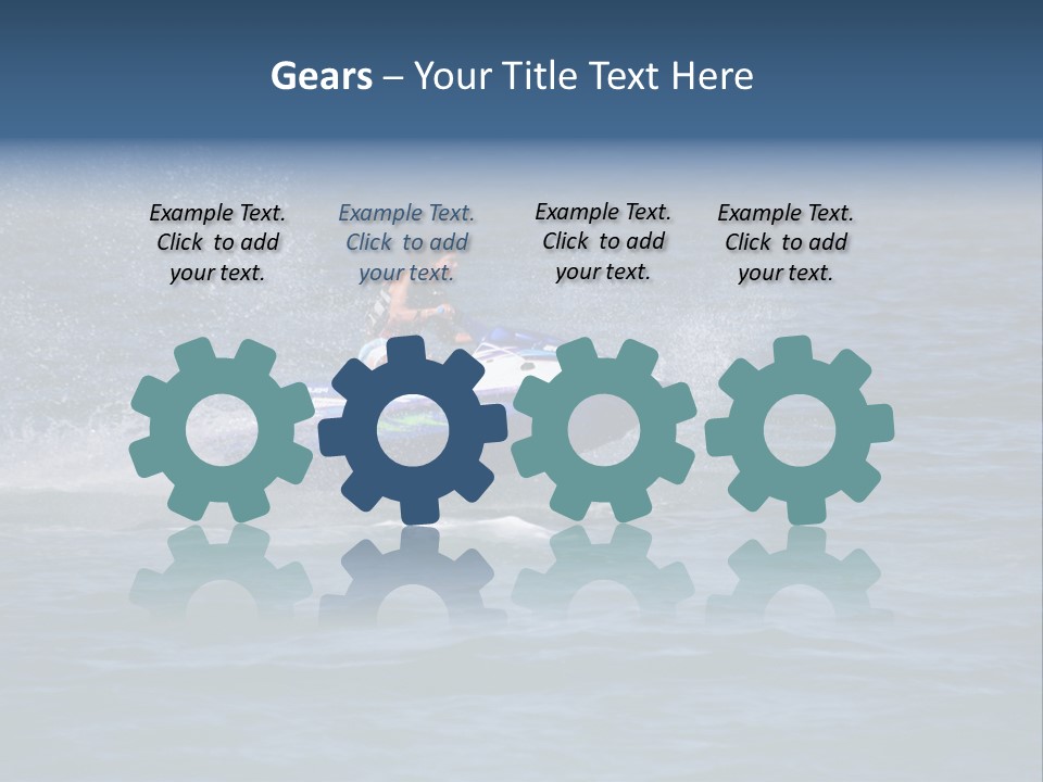 Sports Beach Jet Skier PowerPoint Template