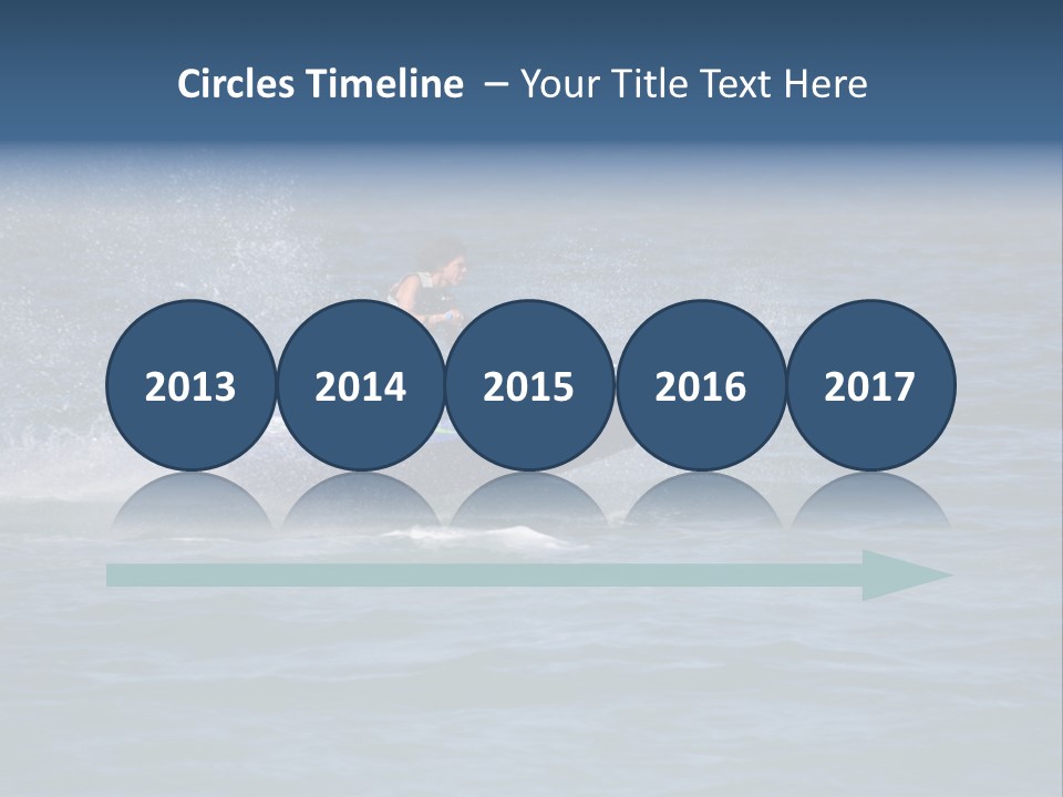 Sports Beach Jet Skier PowerPoint Template