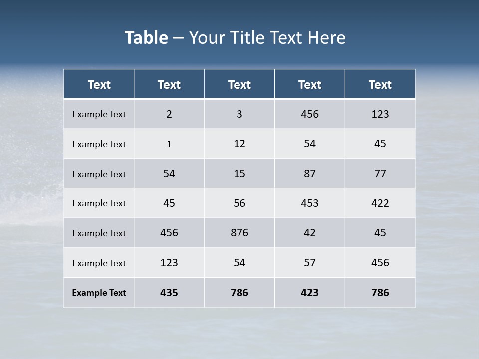 Sports Beach Jet Skier PowerPoint Template