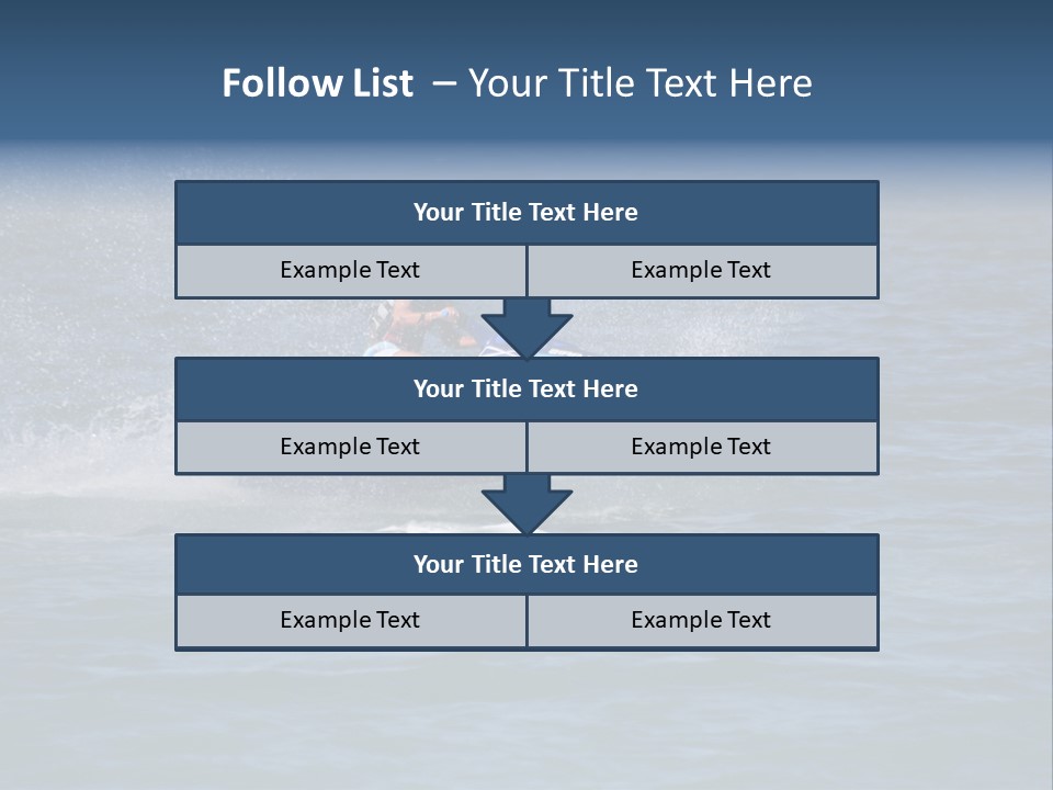 Sports Beach Jet Skier PowerPoint Template