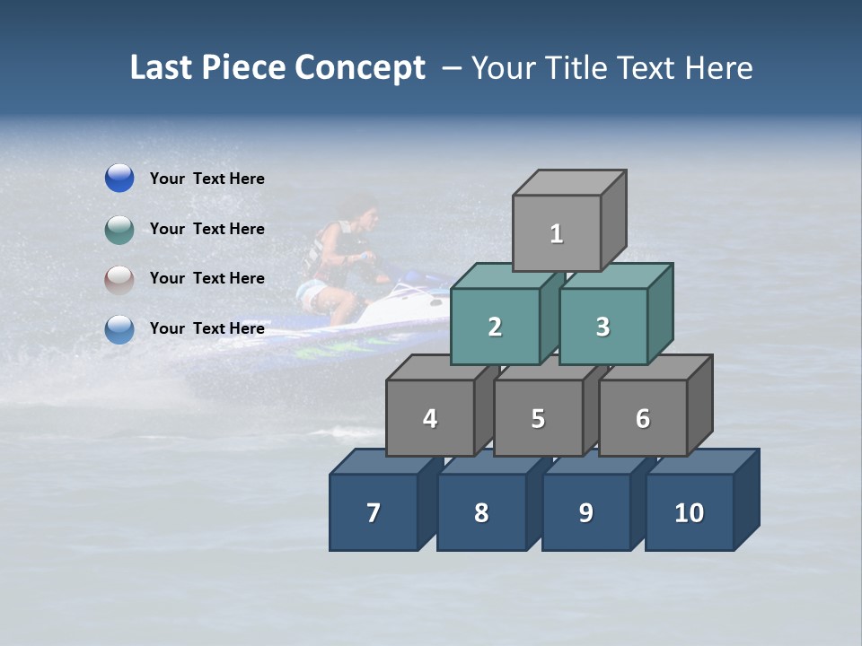 Sports Beach Jet Skier PowerPoint Template