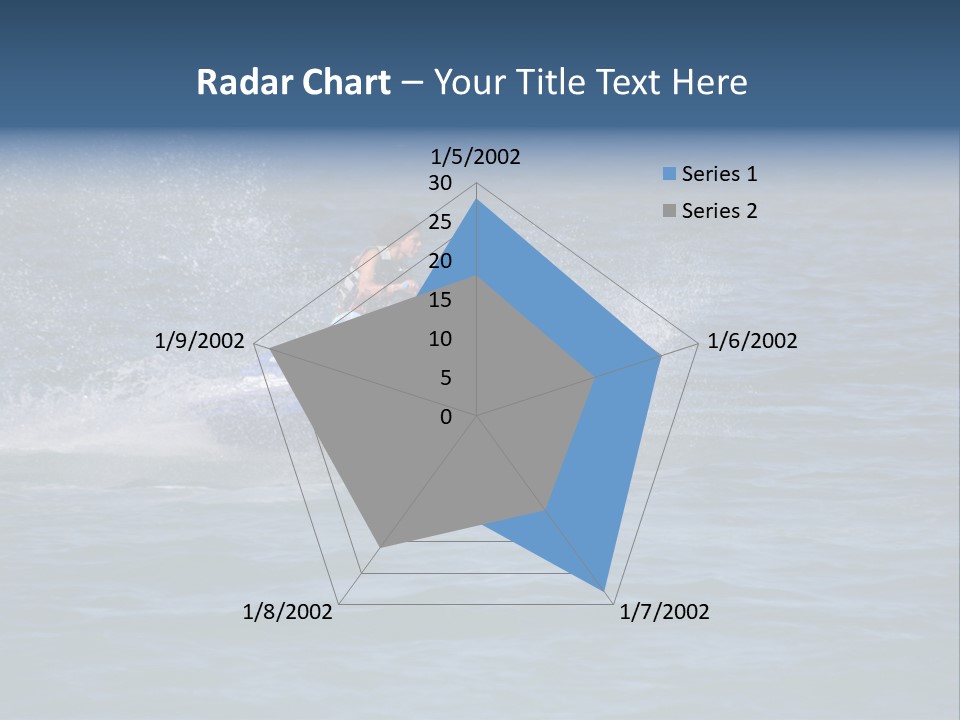 Sports Beach Jet Skier PowerPoint Template