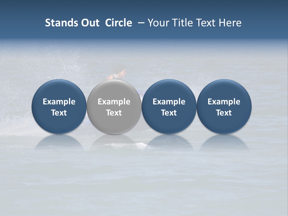Sports Beach Jet Skier PowerPoint Template