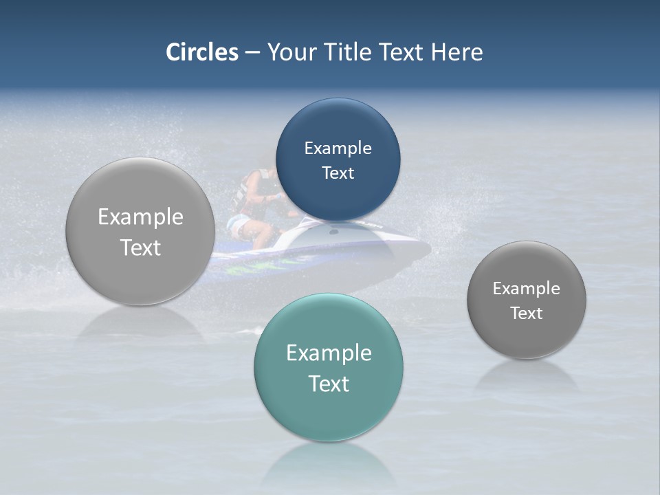 Sports Beach Jet Skier PowerPoint Template