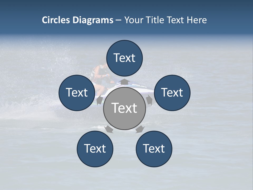 Sports Beach Jet Skier PowerPoint Template