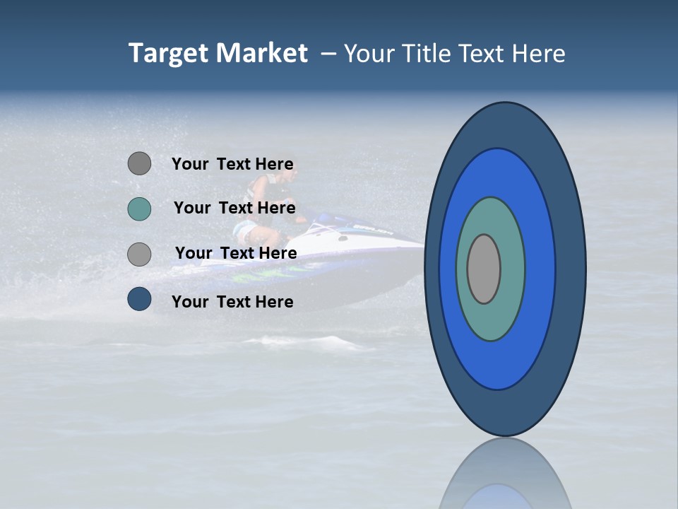 Sports Beach Jet Skier PowerPoint Template