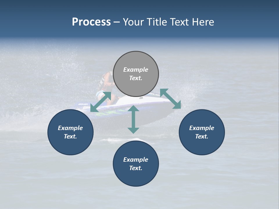 Sports Beach Jet Skier PowerPoint Template