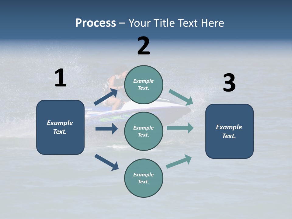 Sports Beach Jet Skier PowerPoint Template