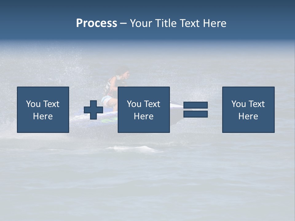 Sports Beach Jet Skier PowerPoint Template