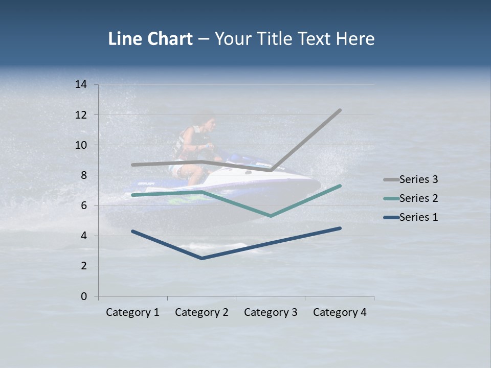 Sports Beach Jet Skier PowerPoint Template