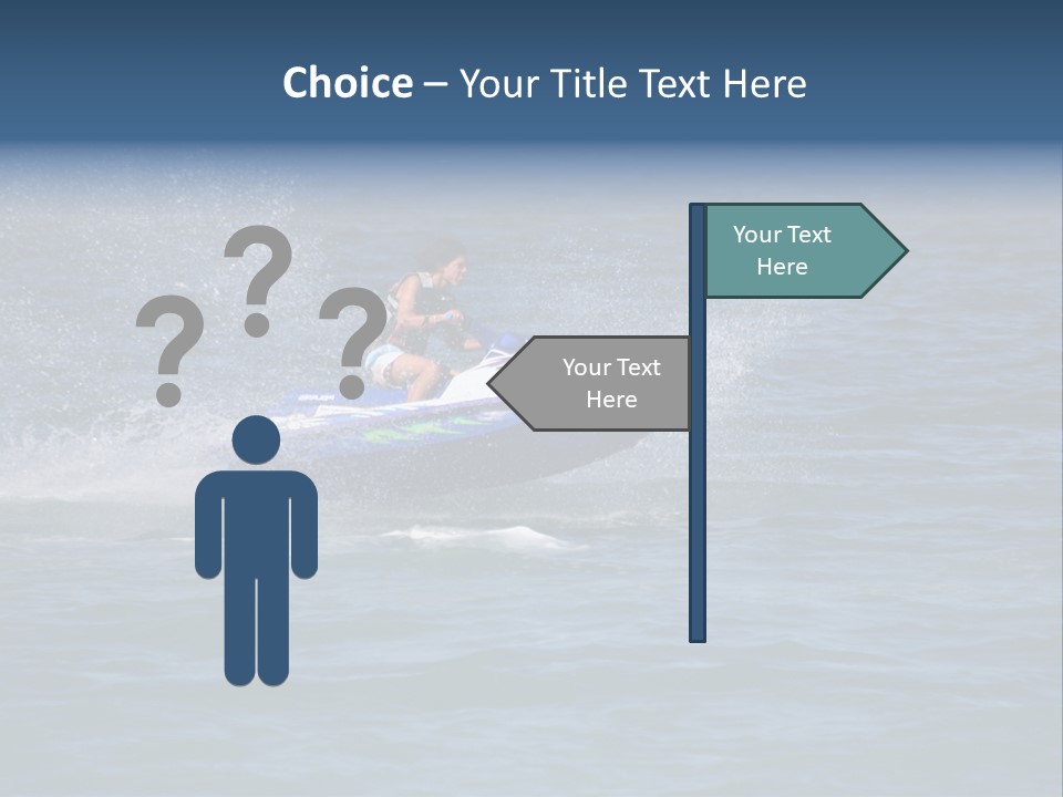 Sports Beach Jet Skier PowerPoint Template