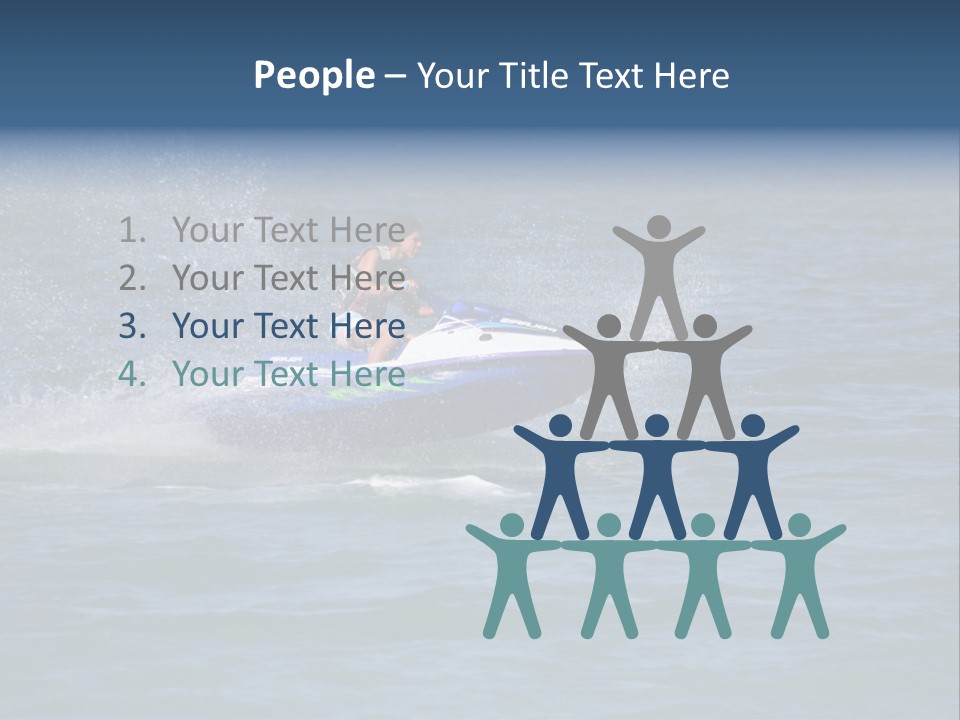 Sports Beach Jet Skier PowerPoint Template