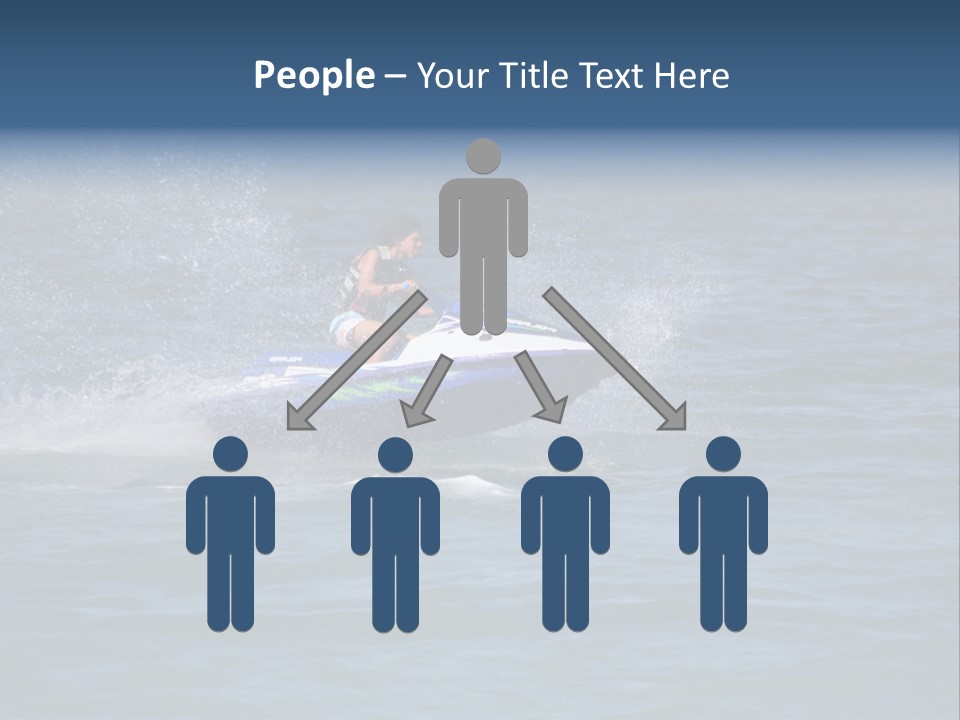 Sports Beach Jet Skier PowerPoint Template