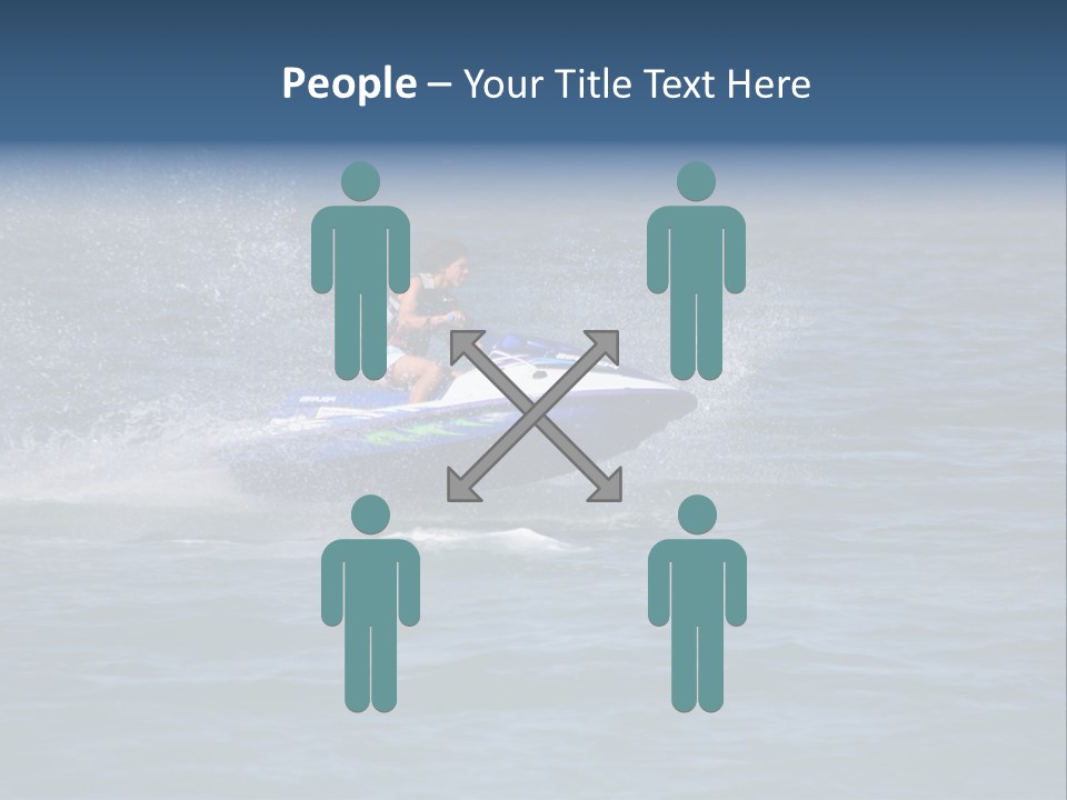 Sports Beach Jet Skier PowerPoint Template