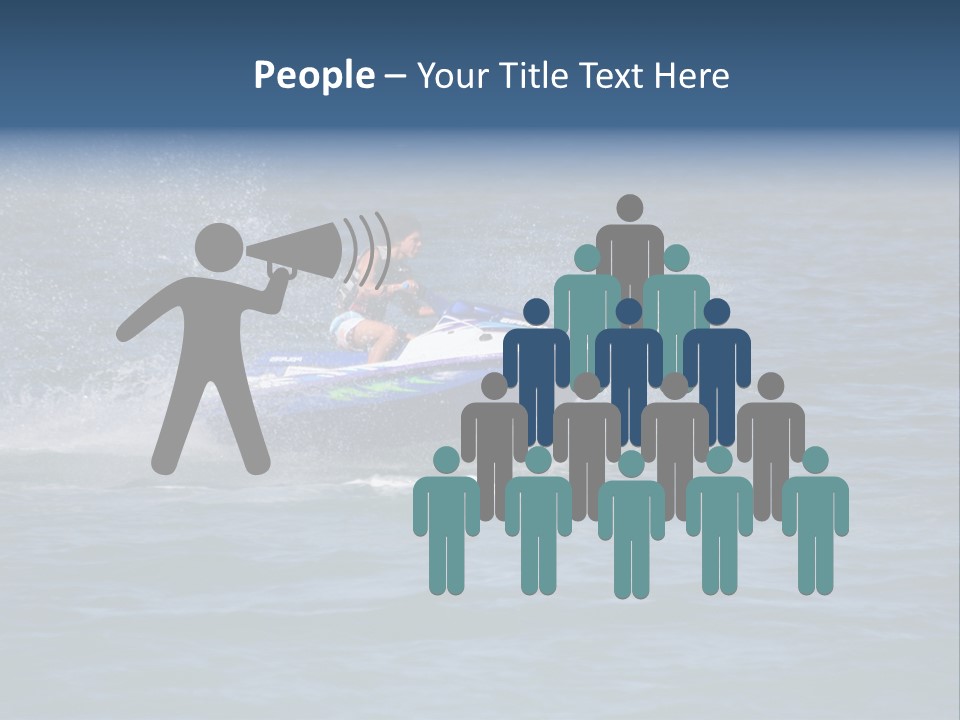 Sports Beach Jet Skier PowerPoint Template