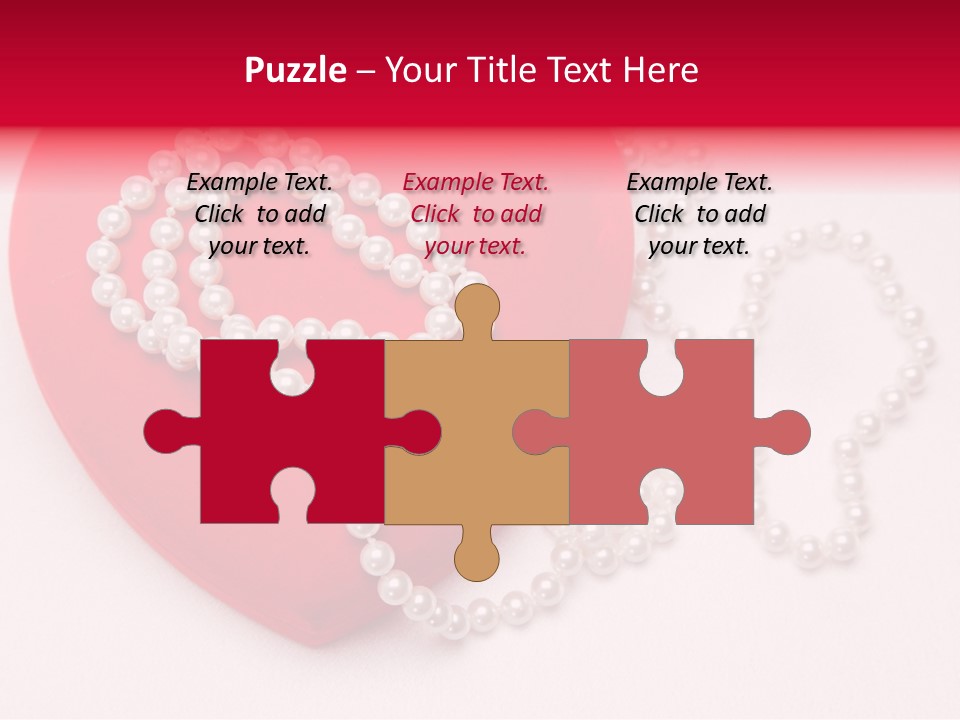 Romantic Case Object PowerPoint Template