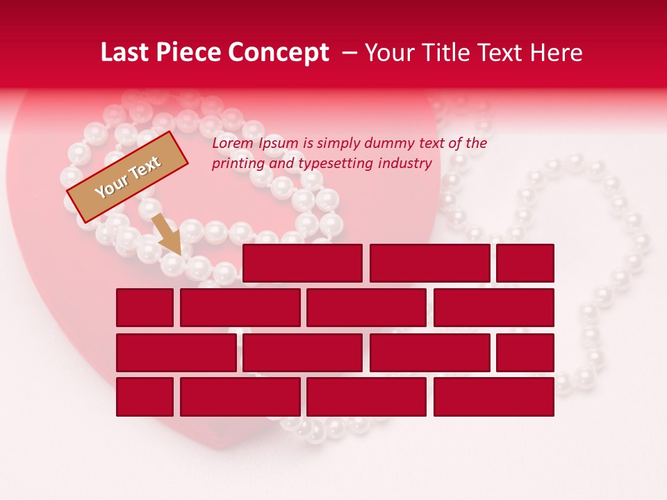 Romantic Case Object PowerPoint Template