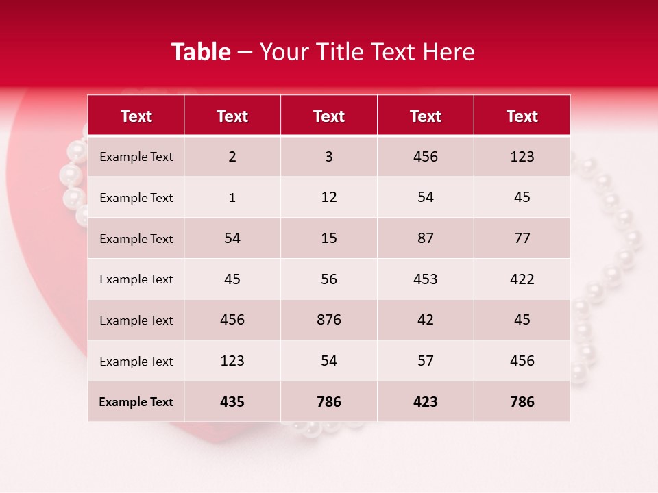 Romantic Case Object PowerPoint Template