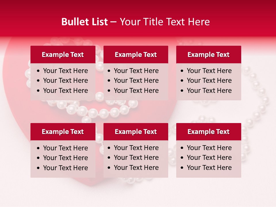 Romantic Case Object PowerPoint Template