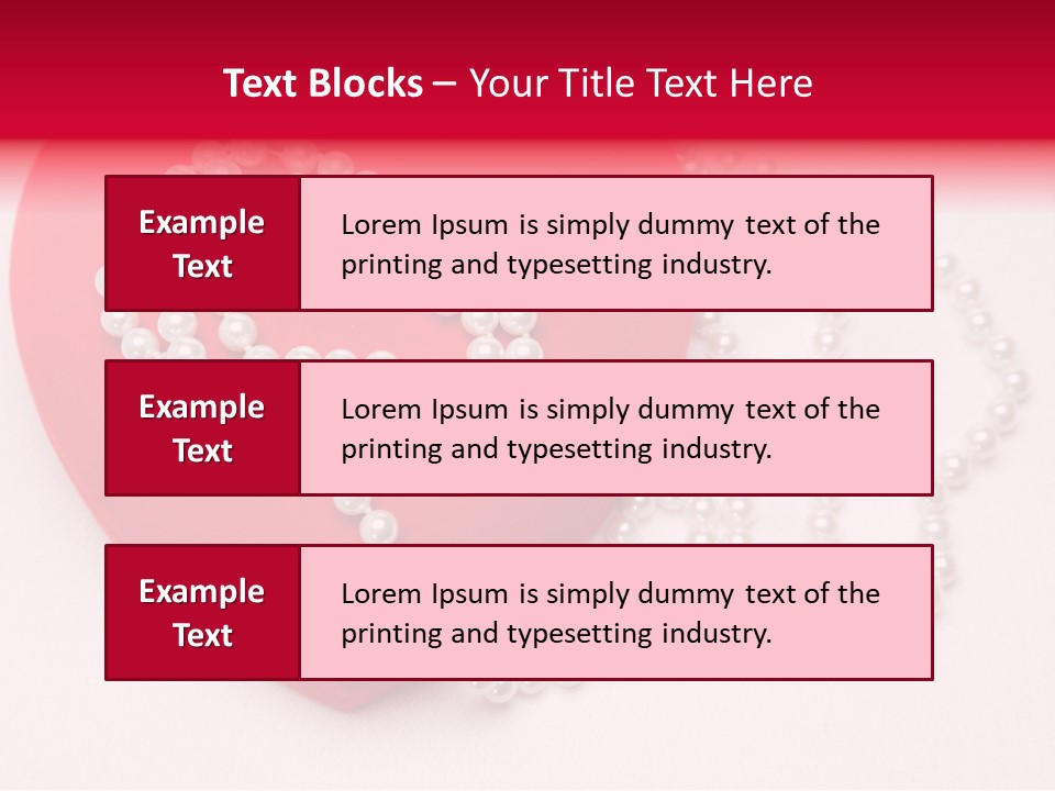 Romantic Case Object PowerPoint Template