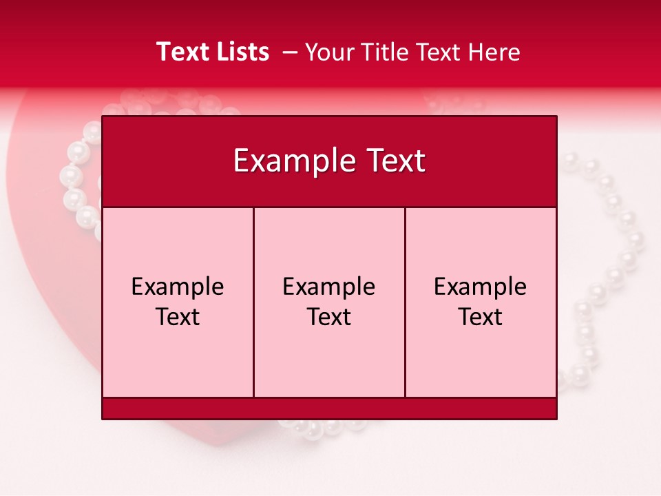 Romantic Case Object PowerPoint Template