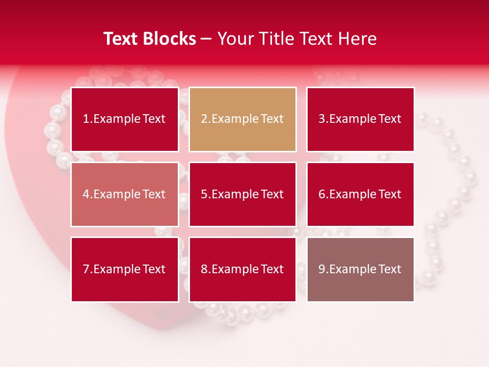 Romantic Case Object PowerPoint Template