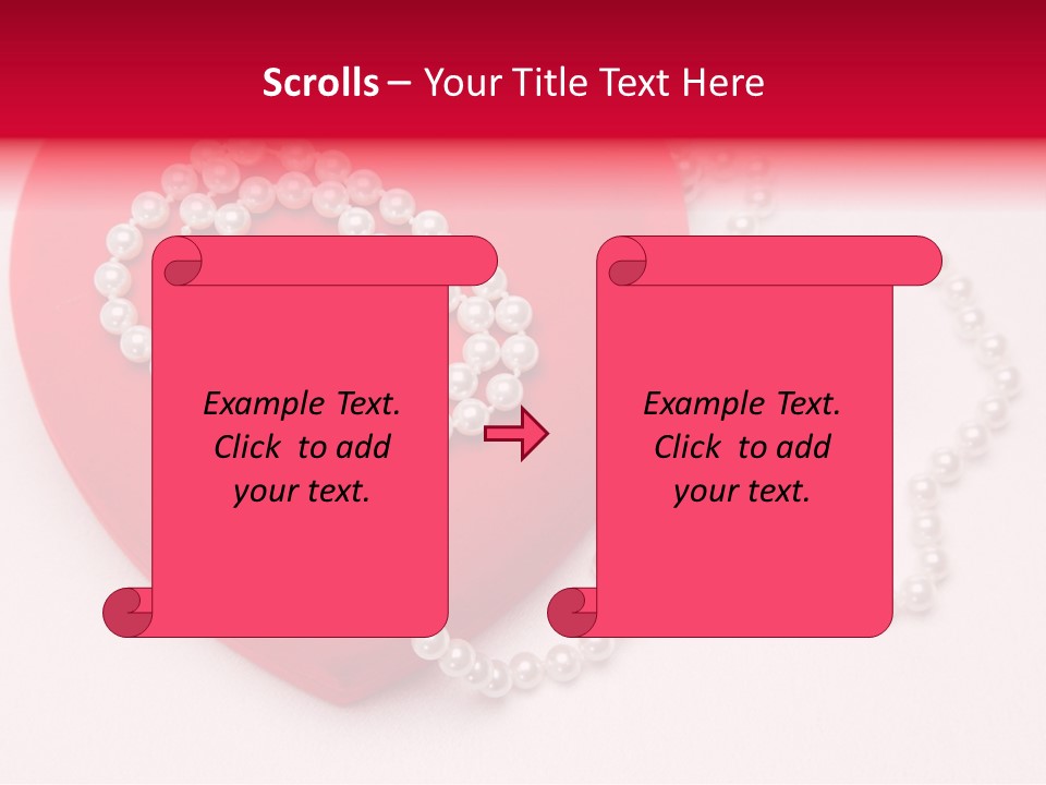Romantic Case Object PowerPoint Template