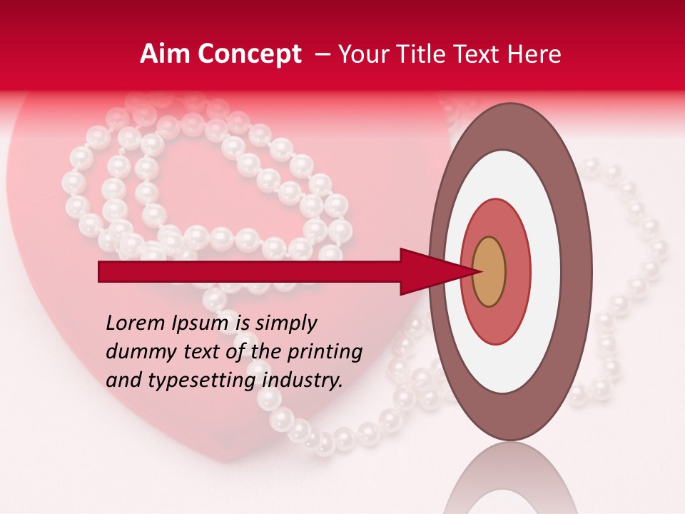 Romantic Case Object PowerPoint Template