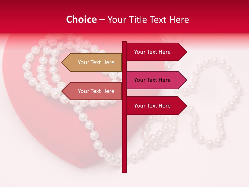 Romantic Case Object PowerPoint Template