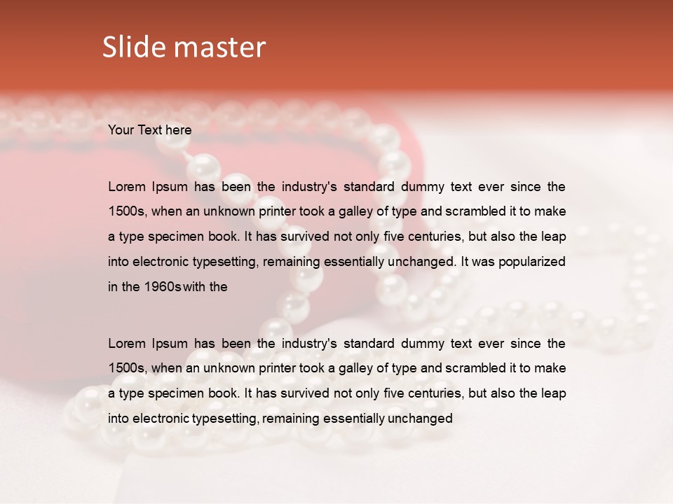 Isolated Closed Shaped PowerPoint Template