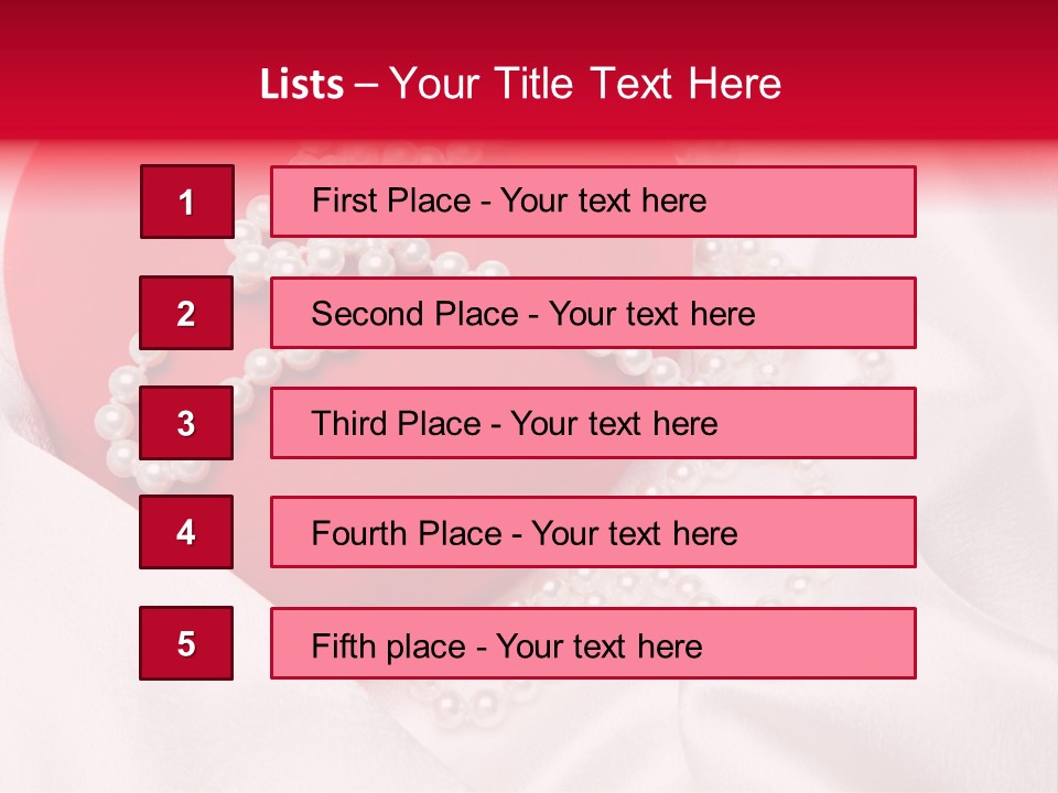 Isolated Color Present PowerPoint Template