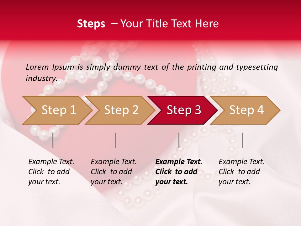 Isolated Color Present PowerPoint Template