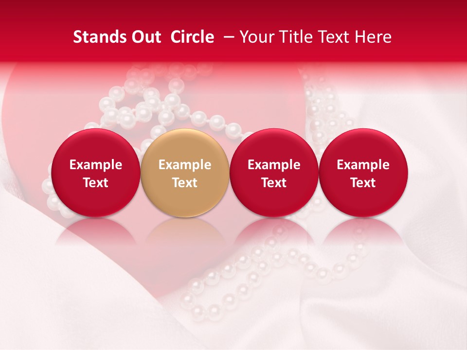 Isolated Color Present PowerPoint Template