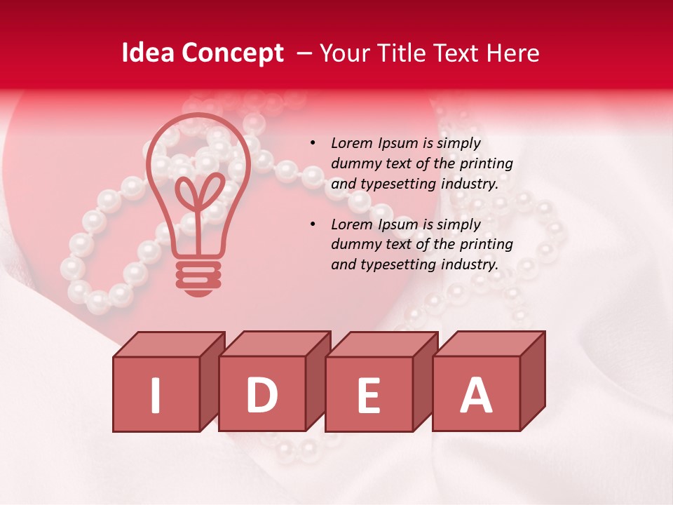 Isolated Color Present PowerPoint Template