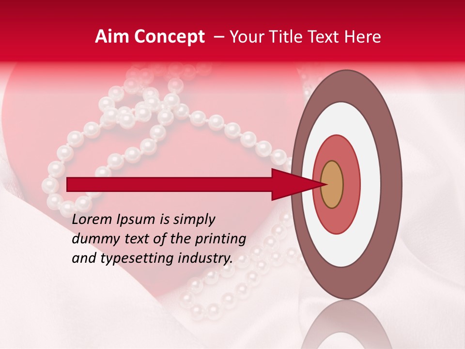 Isolated Color Present PowerPoint Template