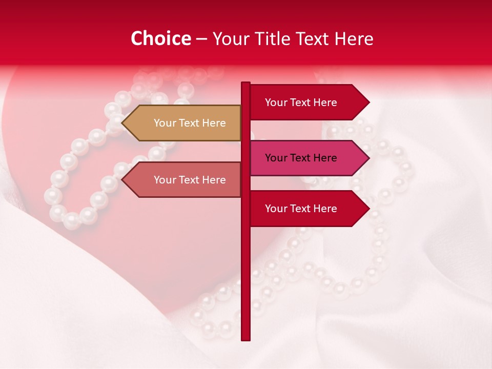 Isolated Color Present PowerPoint Template