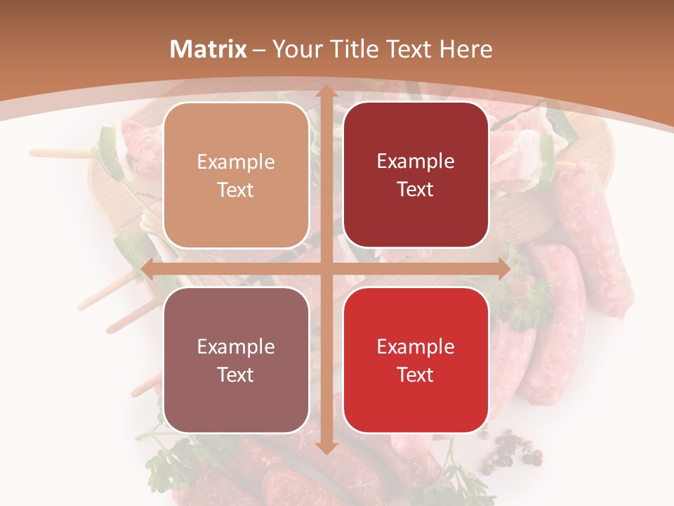 Cuisine Tomato Isolated PowerPoint Template